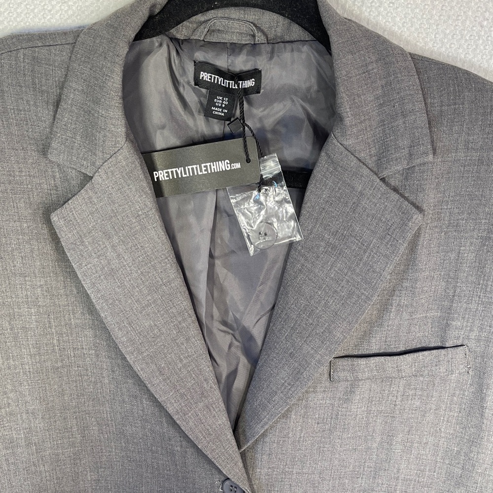 PrettyLittleThing Charcoal Woman’s Sport Coat